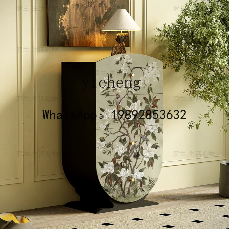 GZ Solid Wood Chest of Drawers Living Room Bedroom Storage Locker High-End Decoration Entrance Cabinet
GZ Solid Wood Chest of Drawers Living Room Bedroom Storage Locker High-End Decoration Entrance Cabinet