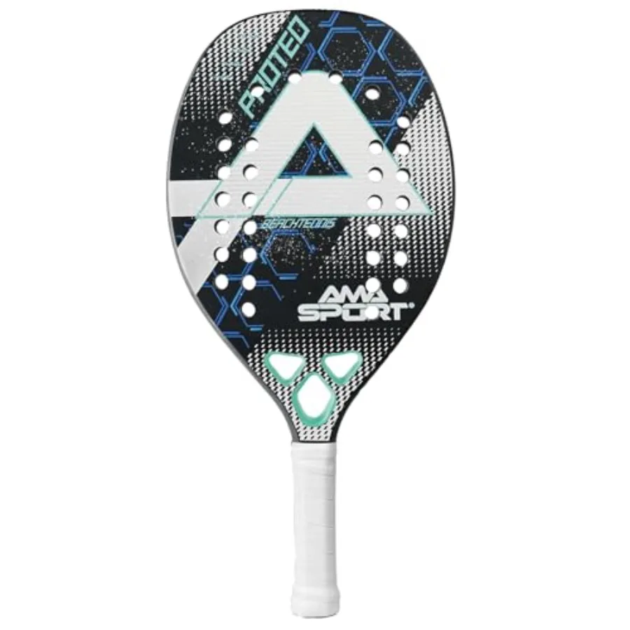 Beach Tennis Racket for Advanced Players, 3K Carbon Fiber with EVA Foam Core, Green, Lightweight and Stiff Performance
Beach Tennis Racket for Advanced Players, 3K Carbon Fiber with EVA Foam Core, Green, Lightweight and Stiff Performance