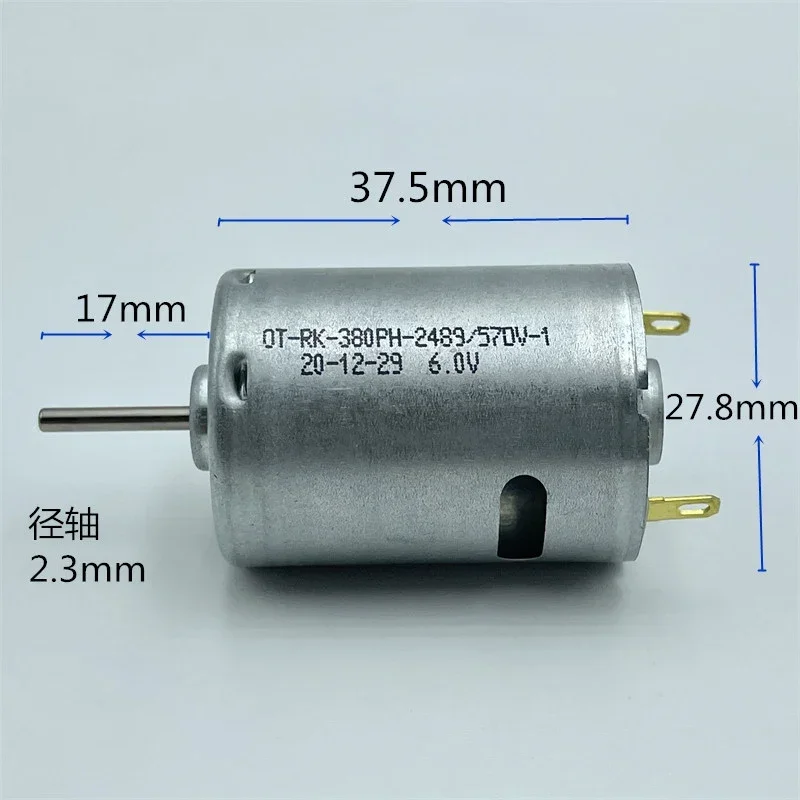 Mini Micro 28mm round Electric Motor 380 Carbon Brush High Speed 13000RPM DC6V 7.2V 9.6V 12V for Toy Boat Bosch Screwdriver
Mini Micro 28mm round Electric Motor 380 Carbon Brush High Speed 13000RPM DC6V 7.2V 9.6V 12V for Toy Boat Bosch Screwdriver