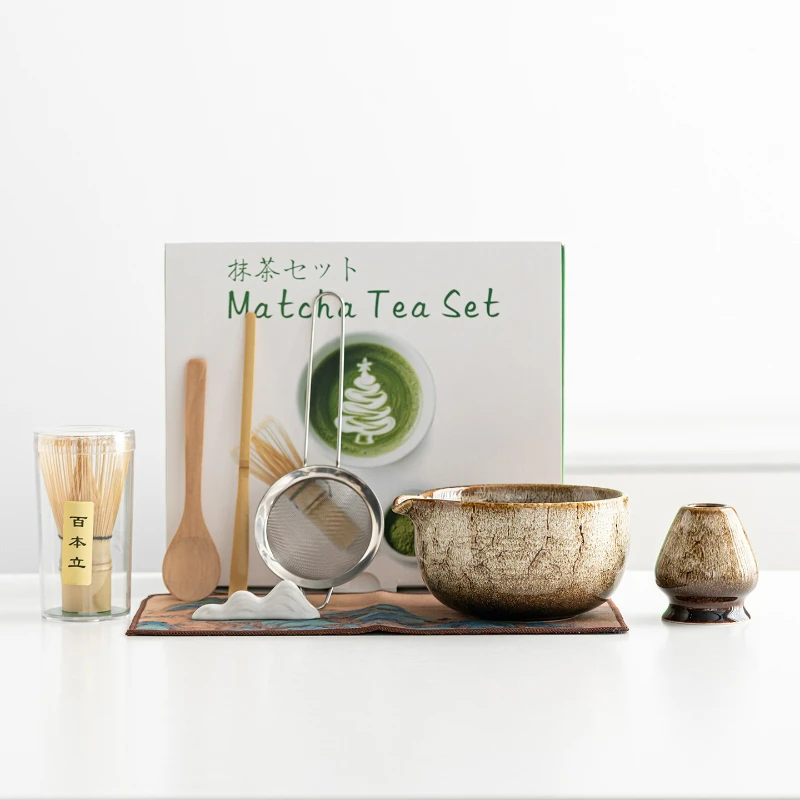 4/8PCS Japanese Matcha Tea Set Bowl with Pouring Spout Tea Ceremony Matcha Whisk and Bowl Tea-Making Tools Matcha Set Gift
4/8PCS Japanese Matcha Tea Set Bowl with Pouring Spout Tea Ceremony Matcha Whisk and Bowl Tea-Making Tools Matcha Set Gift