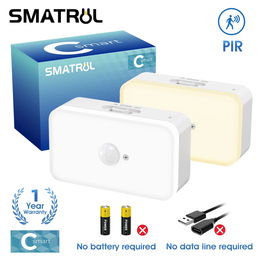 LED PIR Human Body Motion Sensing Warm White Dual-Color Typec Night Light Sensor
LED PIR Human Body Motion Sensing Warm White Dual-Color Typec Night Light Sensor