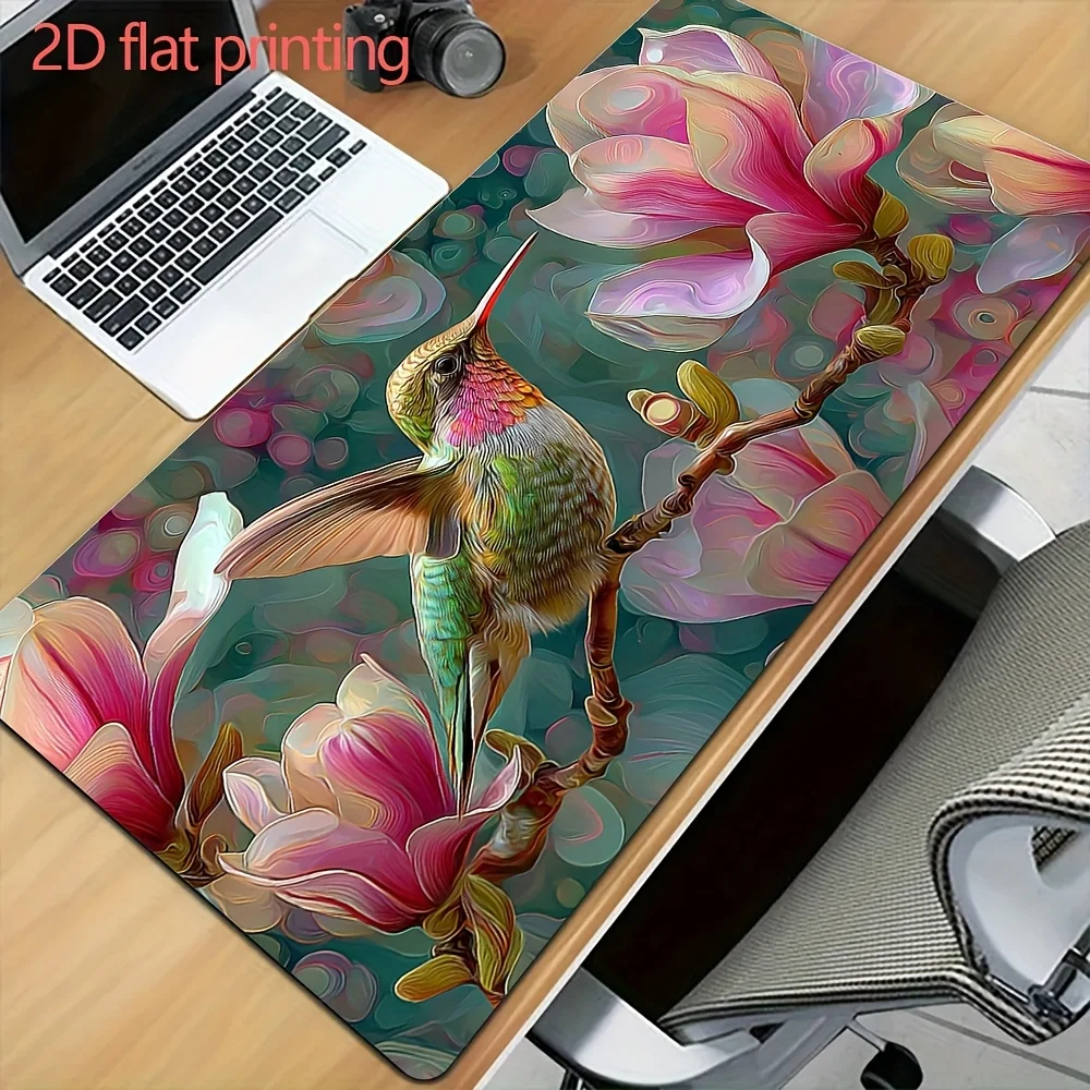 Vibrant Hummingbird Magnolia Flower Large Desk Pad, 2D Flat Printing Extended Mouse Pad, Non-Slip Office Mat
Vibrant Hummingbird Magnolia Flower Large Desk Pad, 2D Flat Printing Extended Mouse Pad, Non-Slip Office Mat