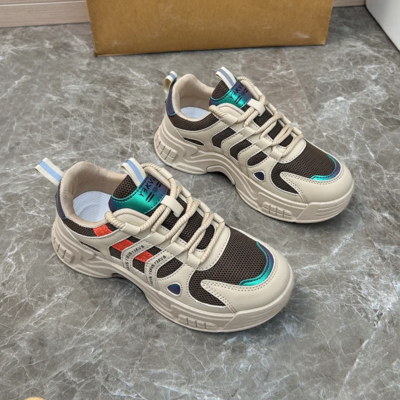 Women's Spring Fashionable Versatile Sports Shoes Casual Comfortable Low Top Board Shoes Thick Soled Height Increasing Shoes
Women's Spring Fashionable Versatile Sports Shoes Casual Comfortable Low Top Board Shoes Thick Soled Height Increasing Shoes