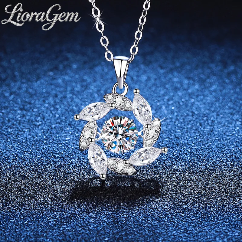 LioraGem 1-carat Sparkling Moissanite Necklace, Vintage Windmill Pendant Moissanite Necklace Platinum PT950 Stamp
LioraGem 1-carat Sparkling Moissanite Necklace, Vintage Windmill Pendant Moissanite Necklace Platinum PT950 Stamp