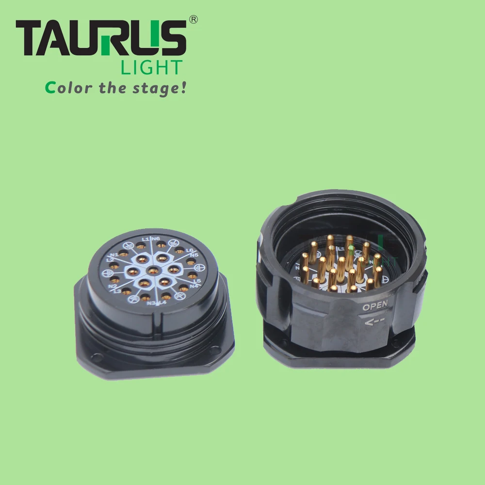 IP67 Waterproof 19 Pin Female Male Socket Power Socapex Connectors for Power System
IP67 Waterproof 19 Pin Female Male Socket Power Socapex Connectors for Power System