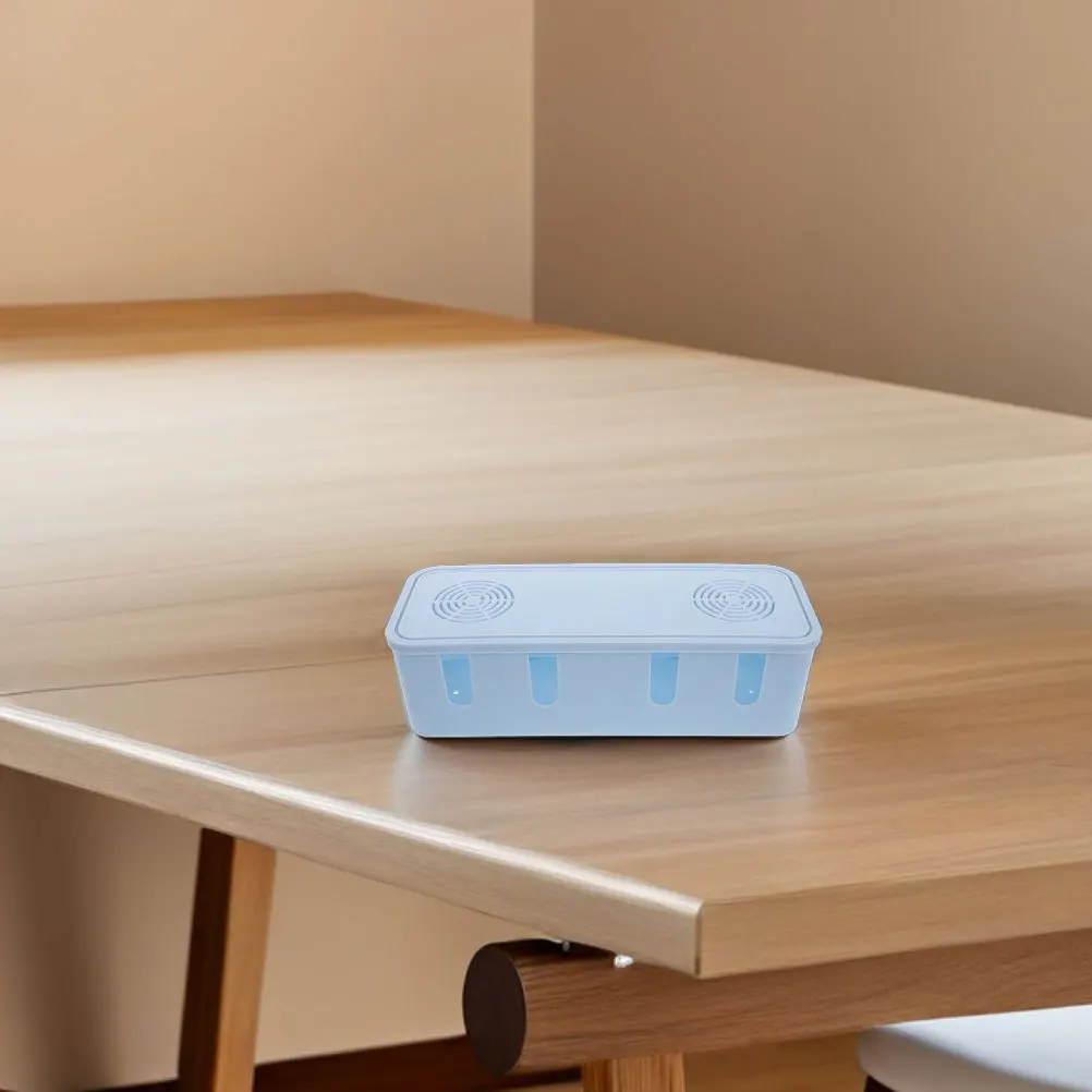 2Pcs Electrical Cord Organizer Box High Capacity Cable Management for Desk Power Strip Charging Adapter Storage Cord Keeper Tidy
2Pcs Electrical Cord Organizer Box High Capacity Cable Management for Desk Power Strip Charging Adapter Storage Cord Keeper Tidy