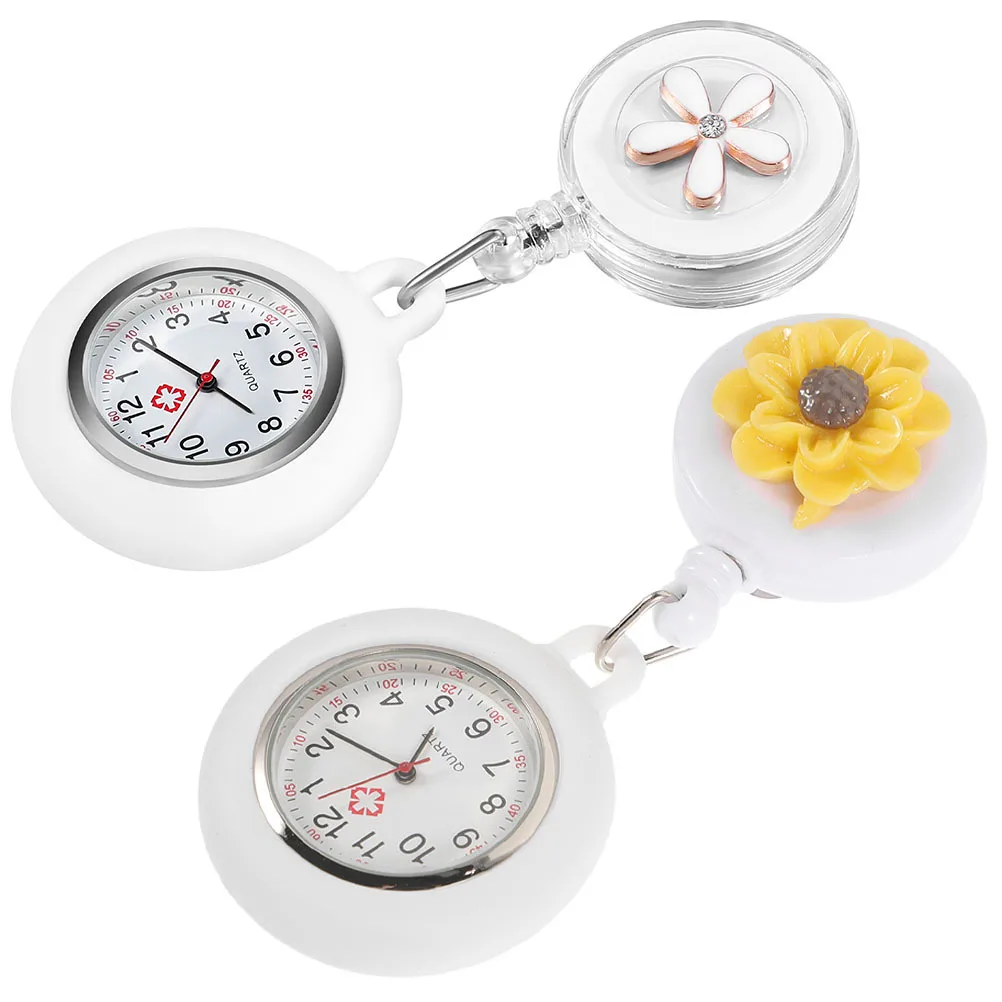 2Pcs Nursing Pocket Watches for Nurses Retractable Clip Watch with Safety Buckle Convenient Time Reading for Healthcare
2Pcs Nursing Pocket Watches for Nurses Retractable Clip Watch with Safety Buckle Convenient Time Reading for Healthcare