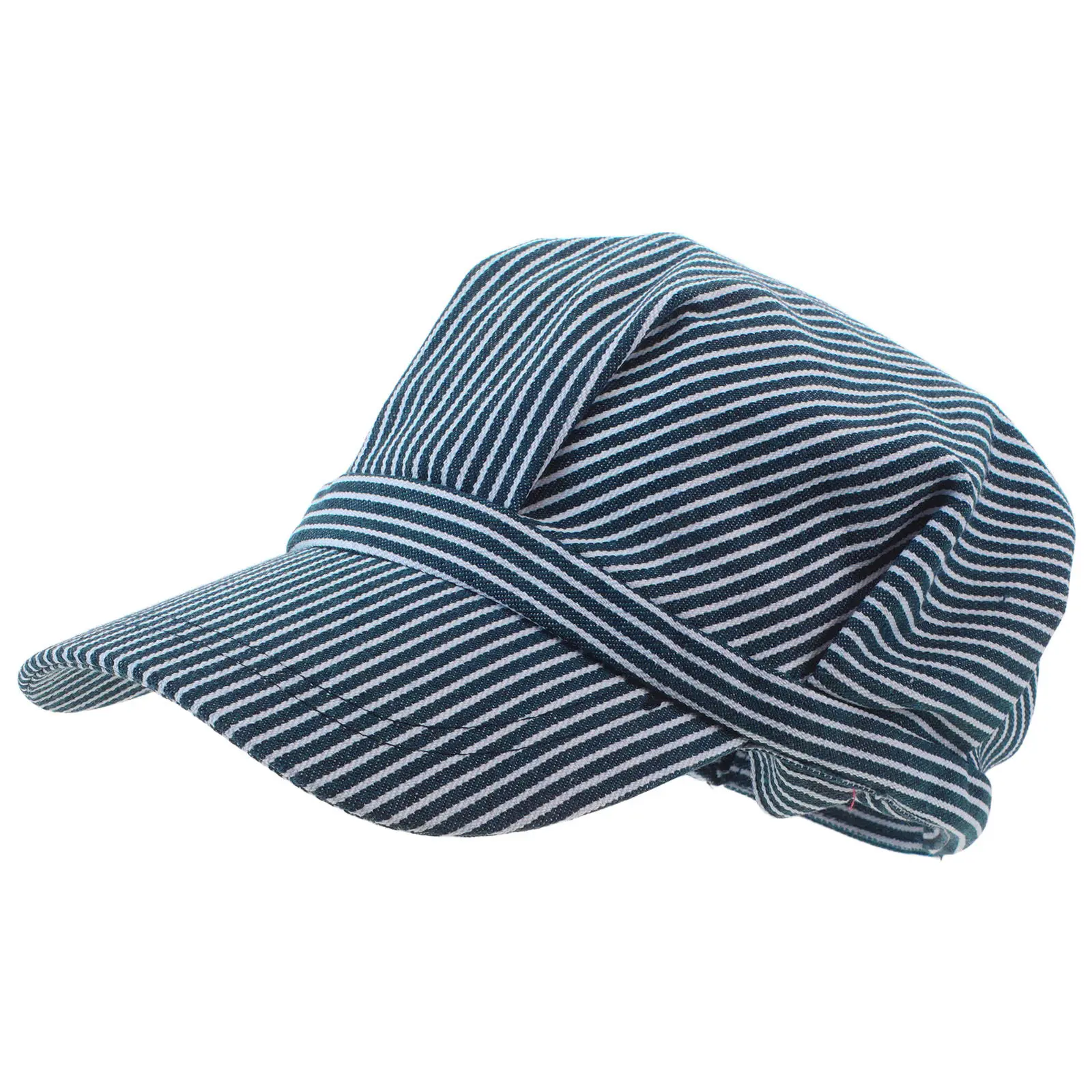 Adjustable Stripe Railroad Conductor Hat Octagonal Train Engineer Costume Cap Breathable Lightweight for Train Dress Up Parties
Adjustable Stripe Railroad Conductor Hat Octagonal Train Engineer Costume Cap Breathable Lightweight for Train Dress Up Parties