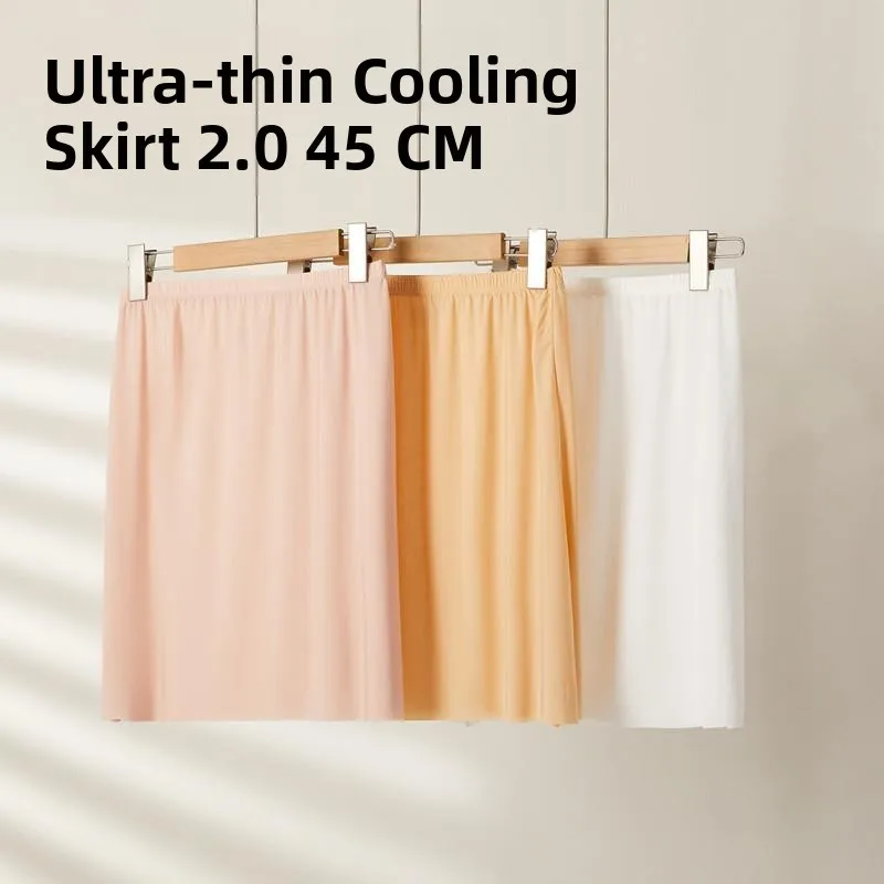 Ultra-Thin Summer Ice-Silk Lined Mid-Length Safety Skirt Transparent Preventing Half-Skirt Inner Wear Hanfu Costume Underlay
Ultra-Thin Summer Ice-Silk Lined Mid-Length Safety Skirt Transparent Preventing Half-Skirt Inner Wear Hanfu Costume Underlay