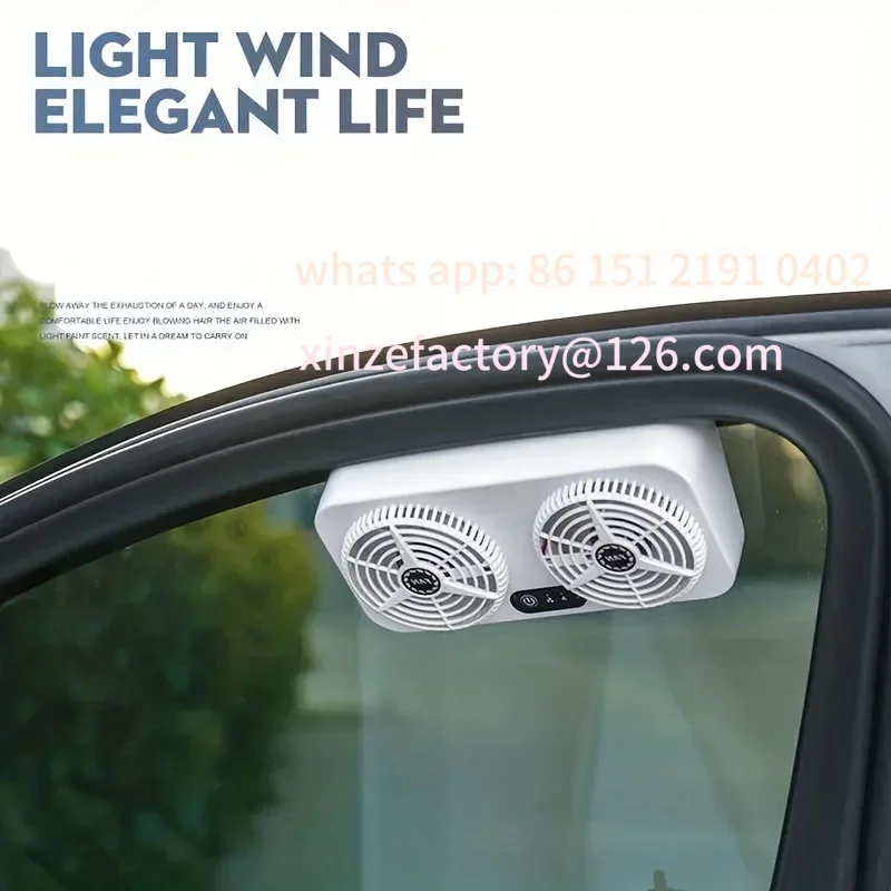 Customizable New USB Car Cooling Fan Car Exhaust Fan Window Fan Cooling Radiator Energy Saving Ventilator Deodori
Customizable New USB Car Cooling Fan Car Exhaust Fan Window Fan Cooling Radiator Energy Saving Ventilator Deodori