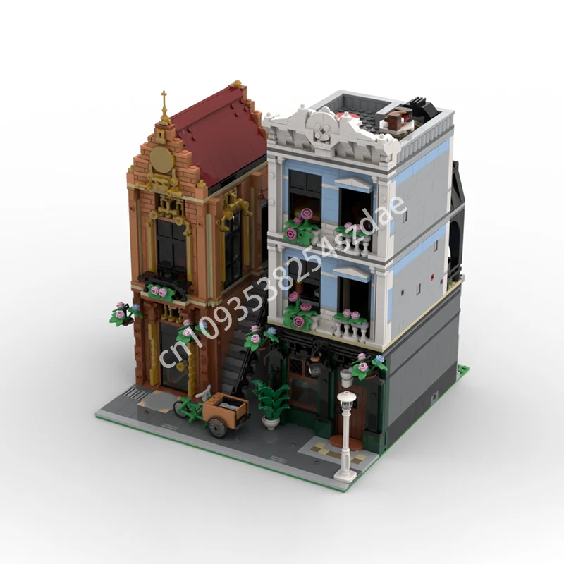 3101 шт. MOC изготовленное на заказ модульное здание Tudor и аптекарь, модель строительного блока, сделай сам, креативная сборка, кирпичи, игрушки, подарок для детей
3101 шт. MOC изготовленное на заказ модульное здание Tudor и аптекарь, модель строительного блока, сделай сам, креативная сборка, кирпичи, игрушки, подарок для детей