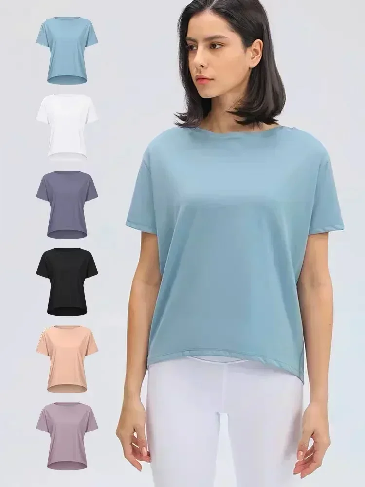 Women Back in Action Loose Short Sleeve Shirt Yoga Gym Sport Tops Sportswear Breathable Leisure Outdoor Jogging Blouse
Women Back in Action Loose Short Sleeve Shirt Yoga Gym Sport Tops Sportswear Breathable Leisure Outdoor Jogging Blouse