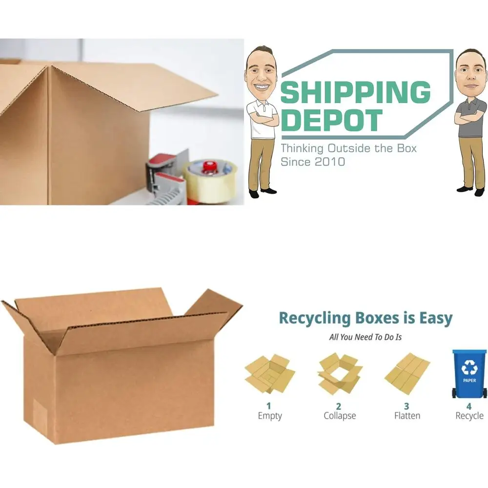 200-Pack 8x4x4 Corrugated Cardboard Boxes for Shipping, Packing, and Moving
200-Pack 8x4x4 Corrugated Cardboard Boxes for Shipping, Packing, and Moving