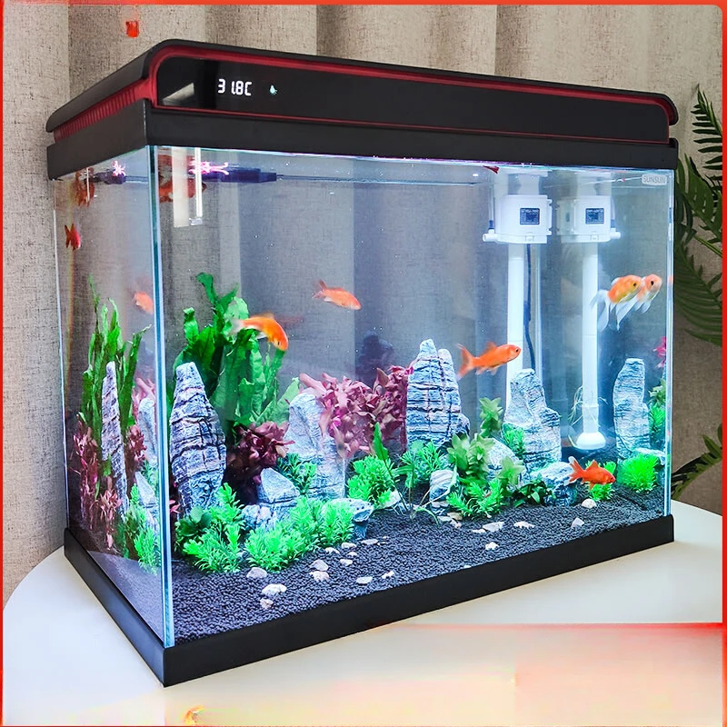HXL fish tank living room small desktop ultra-white glass aquarium ecological water-free fish tank
HXL fish tank living room small desktop ultra-white glass aquarium ecological water-free fish tank