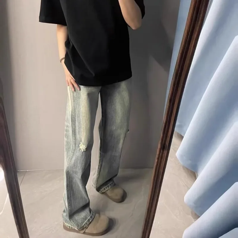 Baggy Jeans For Men Spring Summer New Arrival Loose Fit Distressed Denim Pants Straight Leg Vintage Blue Washed Hot Seller Jeans
Baggy Jeans For Men Spring Summer New Arrival Loose Fit Distressed Denim Pants Straight Leg Vintage Blue Washed Hot Seller Jeans