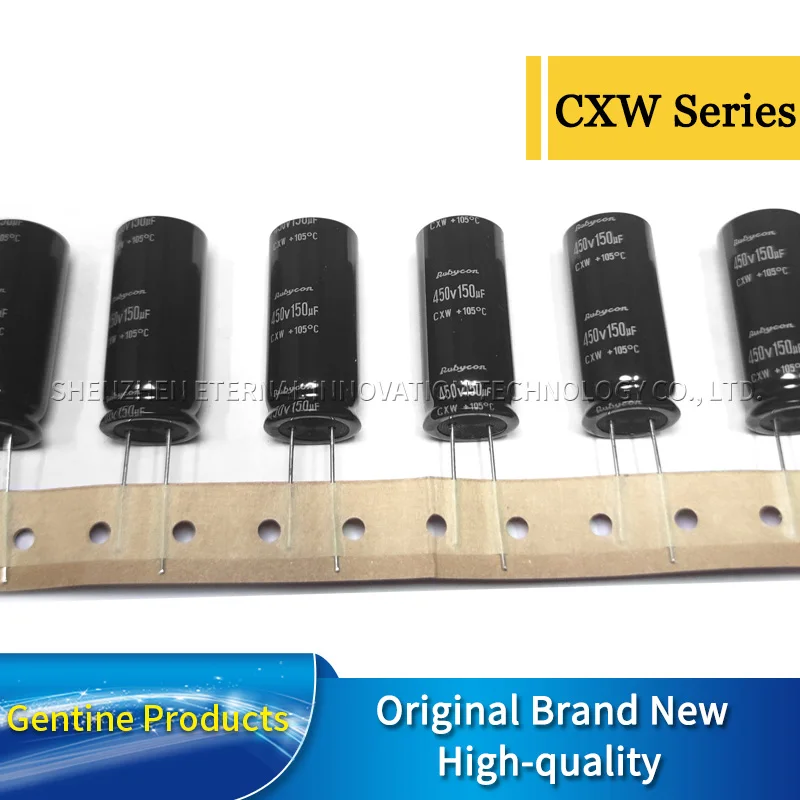 Оригинальные Алюминиевые Электролитические Конденсаторы 450V150UF CXW 18X40-T 450CXW150MEFRGC18X40 Rubycon, долгий срок службы, низкое сопротивление, 5 шт.
Оригинальные Алюминиевые Электролитические Конденсаторы 450V150UF CXW 18X40-T 450CXW150MEFRGC18X40 Rubycon, долгий срок службы, низкое сопротивление, 5 шт.