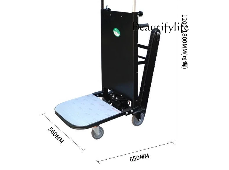 Crawler electric climbing machine moving goods household up and down stairs climbing artifact
Crawler electric climbing machine moving goods household up and down stairs climbing artifact