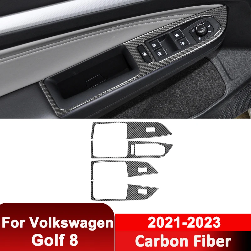 For Volkswagen Golf 8 2021-2023 Carbon Fiber Car Window Lifter Control Panel Frame Decorative Sticker Auto Interior Accessories
For Volkswagen Golf 8 2021-2023 Carbon Fiber Car Window Lifter Control Panel Frame Decorative Sticker Auto Interior Accessories