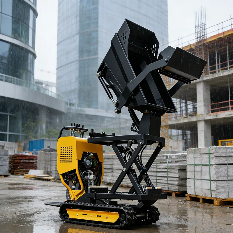 Customized Mini Tracked Dumper with Hydraulic Hopper 800kg Capacity Crawler Site Dumper for Sand and Gravel Transport
Customized Mini Tracked Dumper with Hydraulic Hopper 800kg Capacity Crawler Site Dumper for Sand and Gravel Transport