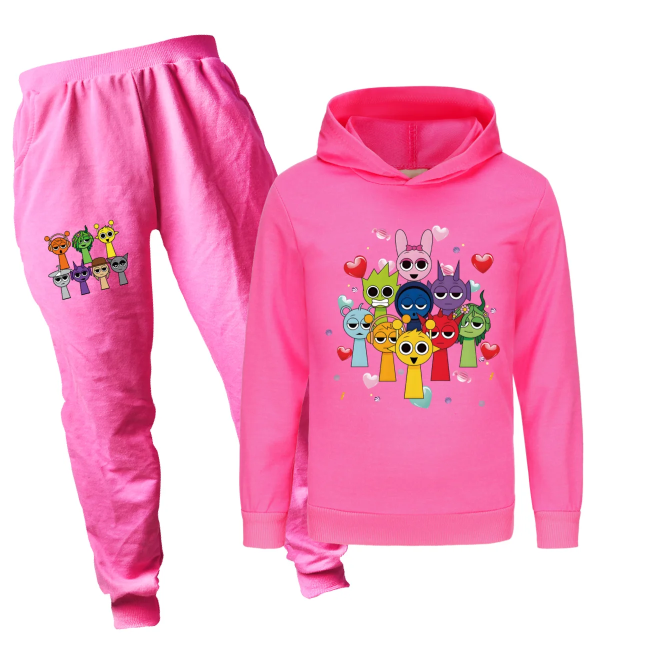 Funny Sprunki Clothes Kids Spring Autumn Hoodie Pants 2pcs Sets Toddler Girls Outfits Boys Long Sleeve Sportsuit Children's Sets
Funny Sprunki Clothes Kids Spring Autumn Hoodie Pants 2pcs Sets Toddler Girls Outfits Boys Long Sleeve Sportsuit Children's Sets