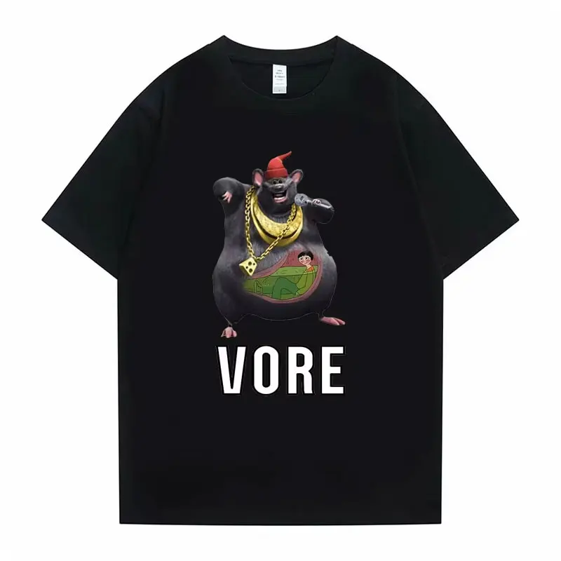 Funny Mouse Hip Hop Rap Biggie Cheese Vore T Shirt Men Women Harajuku Oversized EU Size T-shirts Fashion Cotton Short Sleeve Tee
Funny Mouse Hip Hop Rap Biggie Cheese Vore T Shirt Men Women Harajuku Oversized EU Size T-shirts Fashion Cotton Short Sleeve Tee