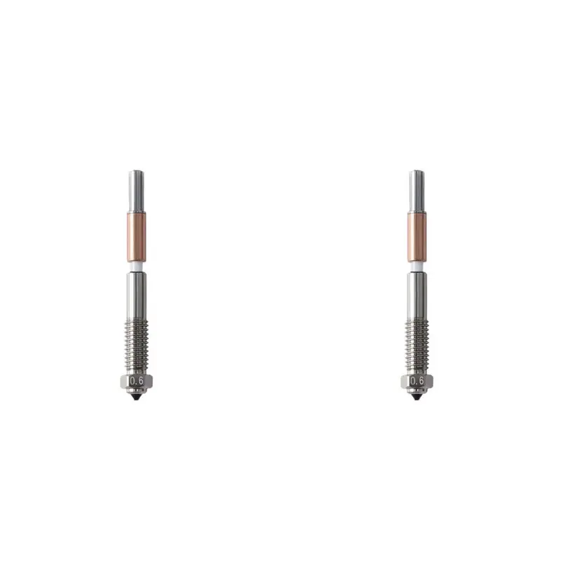 YSS-2X Bimetal Nozzle,Nozzle Replacement For QIDI Q2 Q2c 3D Printer, For PLA, PETG, ABS, ASA, PC, PA-CF Filaments 0.6Mm
YSS-2X Bimetal Nozzle,Nozzle Replacement For QIDI Q2 Q2c 3D Printer, For PLA, PETG, ABS, ASA, PC, PA-CF Filaments 0.6Mm
