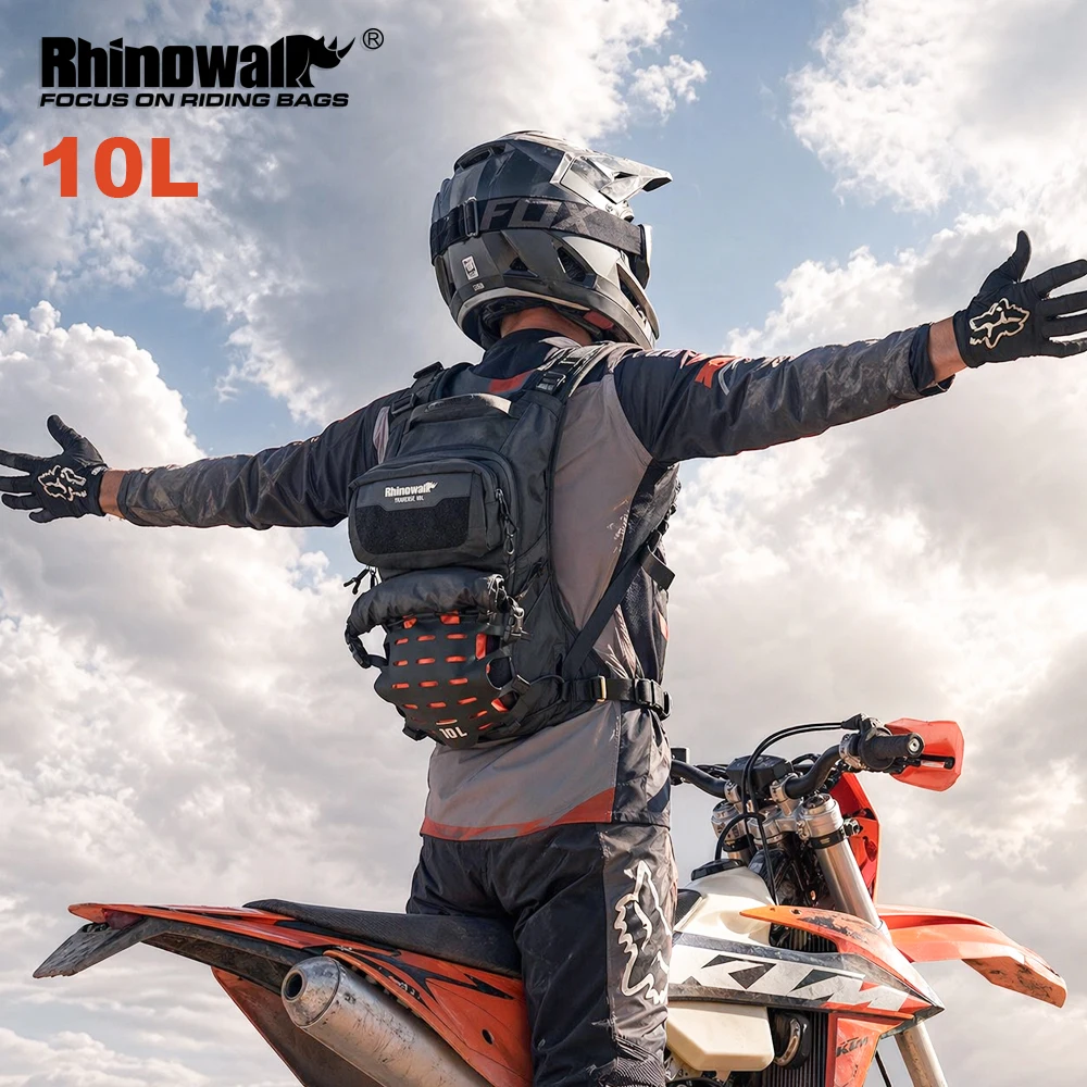 Водонепроницаемый мотоциклетный рюкзак Rhinowalk 10 л с дождевиком, многофункциональная расширяемая сумка для велосипеда, сумка для телефона, мотоаксессуары
Водонепроницаемый мотоциклетный рюкзак Rhinowalk 10 л с дождевиком, многофункциональная расширяемая сумка для велосипеда, сумка для телефона, мотоаксессуары
