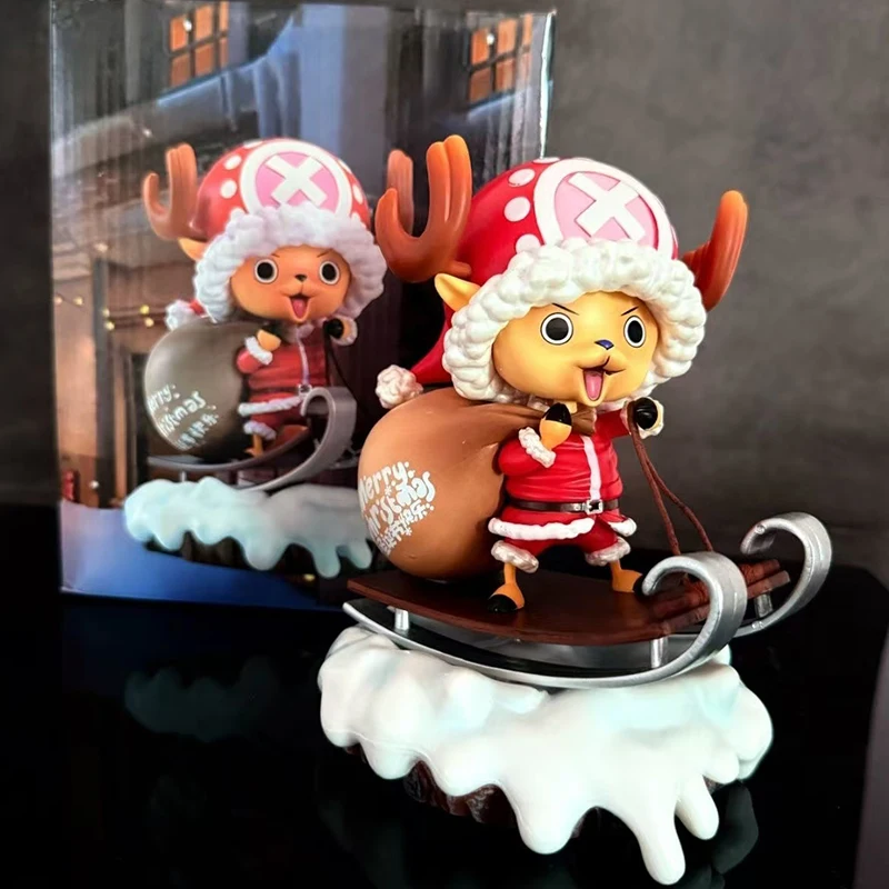 16cm Anime One Piece Figure Christmas Tony Tony Chopper Action Figures PVC Cute Model Perimeter Room Decoration Doll Gifts
16cm Anime One Piece Figure Christmas Tony Tony Chopper Action Figures PVC Cute Model Perimeter Room Decoration Doll Gifts