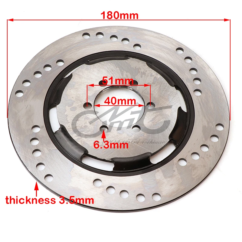 Motorcycle 180mm 6 hole Convex Brake Disc / Brake Rotor For Electric car Dirt Bike parts
Motorcycle 180mm 6 hole Convex Brake Disc / Brake Rotor For Electric car Dirt Bike parts