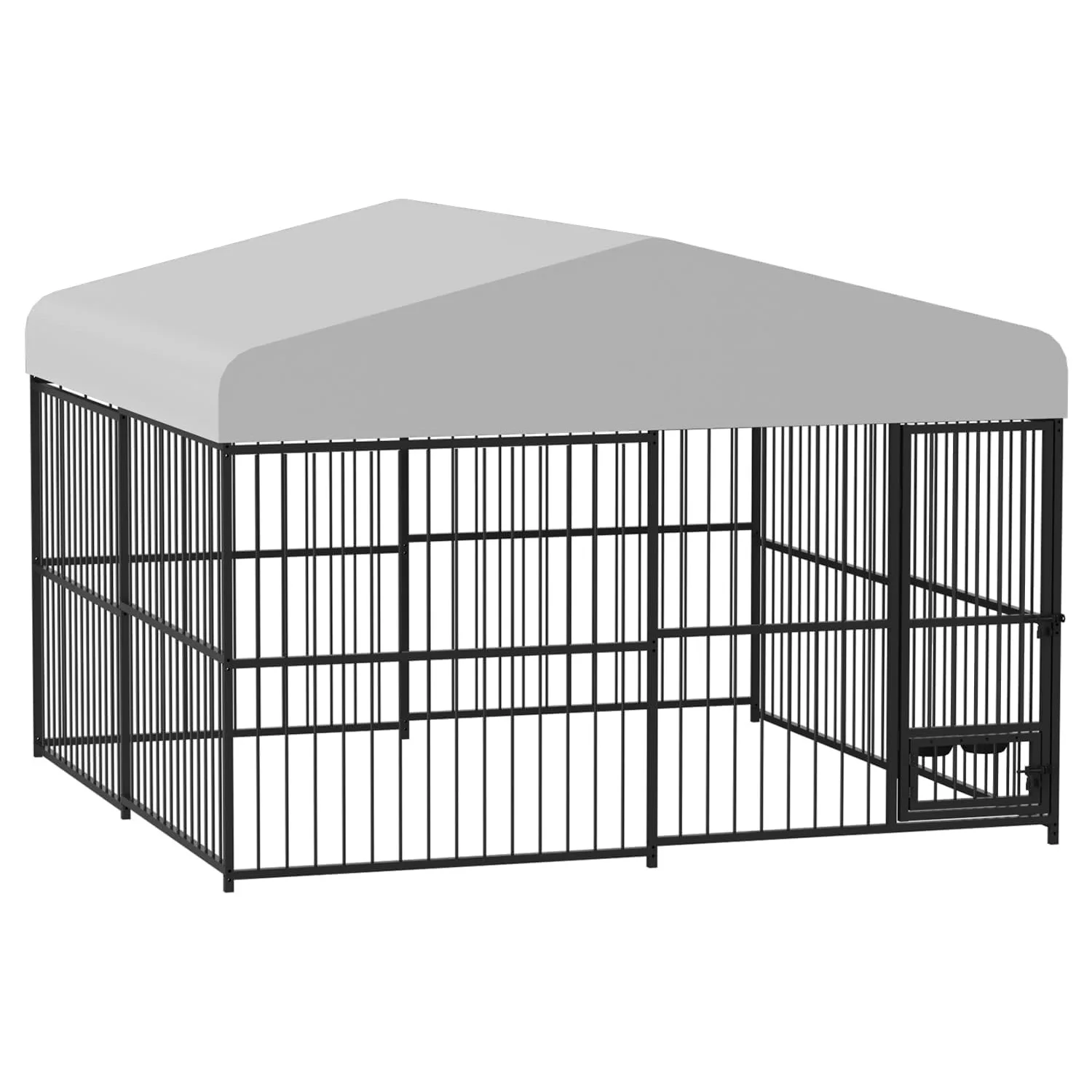 10X10x6 FT Dogs Kennel Outdoor,Heavy-Duty Metal Dog Crate Enclosure with Waterproof UV-Resistant Cover Secure Lock Easy Assembly
10X10x6 FT Dogs Kennel Outdoor,Heavy-Duty Metal Dog Crate Enclosure with Waterproof UV-Resistant Cover Secure Lock Easy Assembly