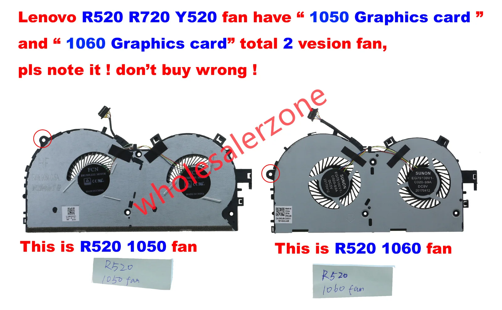 New For Lenovo Y520 R520 R720 series 1050 or 1060 version laptop CPU Cooling Fan
New For Lenovo Y520 R520 R720 series 1050 or 1060 version laptop CPU Cooling Fan