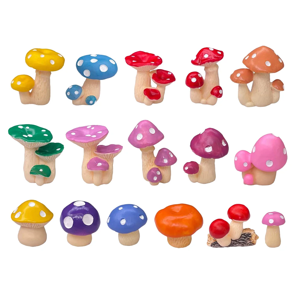 16 Pcs Simulated Mushroom Cake Decoration Resin Miniature Figurines Bonsai Tabletop Garden Photo Ornament Lifelike Gifts
16 Pcs Simulated Mushroom Cake Decoration Resin Miniature Figurines Bonsai Tabletop Garden Photo Ornament Lifelike Gifts