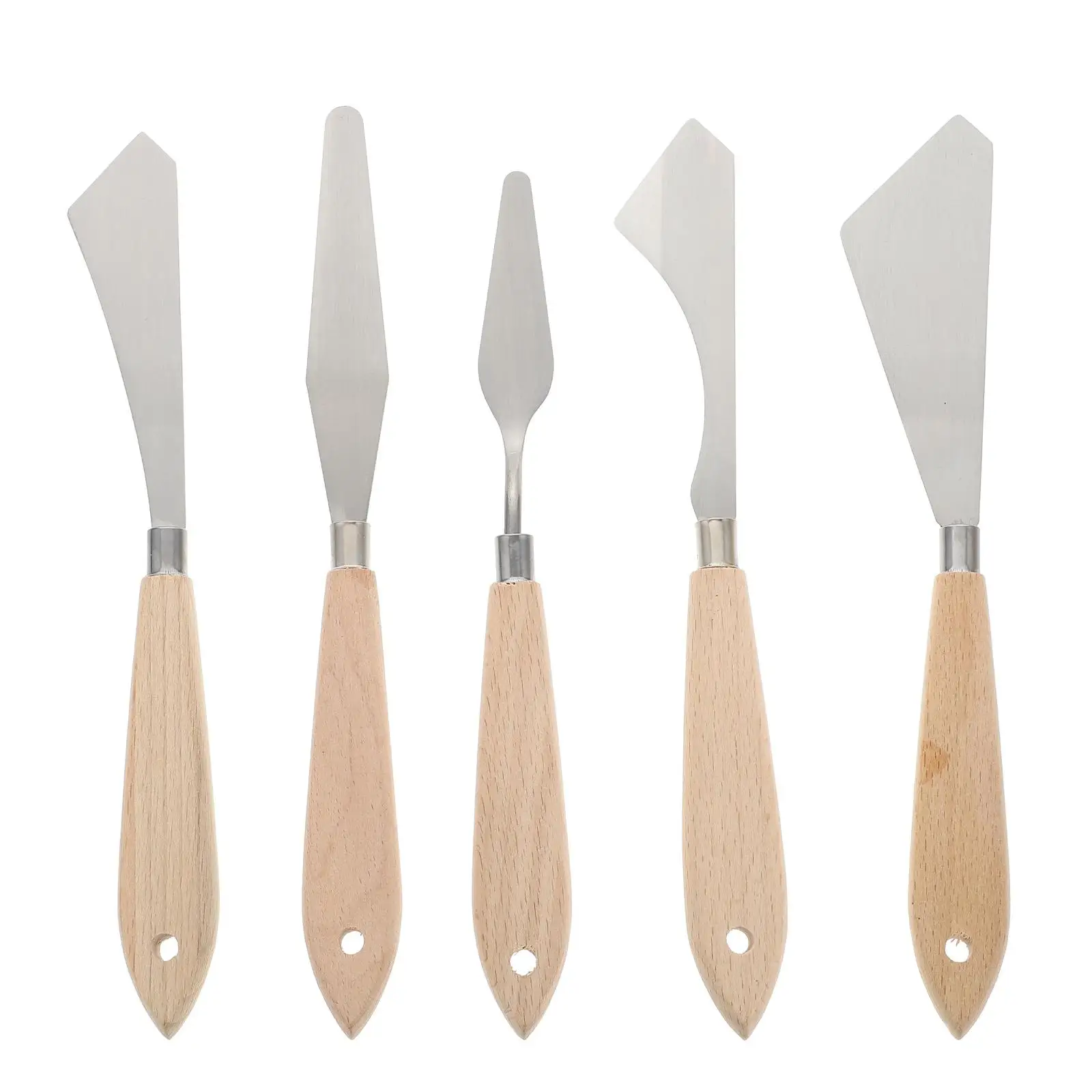 5pcs Shaped Knife Spatulas Oil Painting Supplies Stainless Steel Tools for Artists Acrylic Paint Cutters Painting Scrapers
5pcs Shaped Knife Spatulas Oil Painting Supplies Stainless Steel Tools for Artists Acrylic Paint Cutters Painting Scrapers