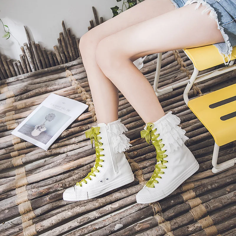 New Women's Shoes Exquisite Lace Canvas Shoes for Woman Street Style Platform Sports Casual Shoe Designer Shoes Zapatos De Mujer
New Women's Shoes Exquisite Lace Canvas Shoes for Woman Street Style Platform Sports Casual Shoe Designer Shoes Zapatos De Mujer