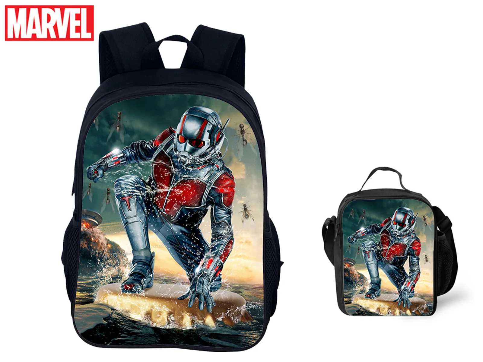 Ant-Man 2Pcs Large Capacity Rucksack+ Waterproof Picnic Bag,Children Canvas Backpack for School Travel
Ant-Man 2Pcs Large Capacity Rucksack+ Waterproof Picnic Bag,Children Canvas Backpack for School Travel
