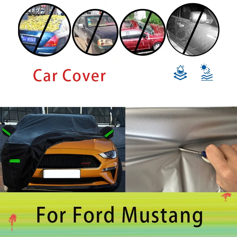 For Ford Mustang Outdoor Protection Full Car Covers Snow Cover Sunshade Waterproof Dustproof Exterior Car accessories
For Ford Mustang Outdoor Protection Full Car Covers Snow Cover Sunshade Waterproof Dustproof Exterior Car accessories