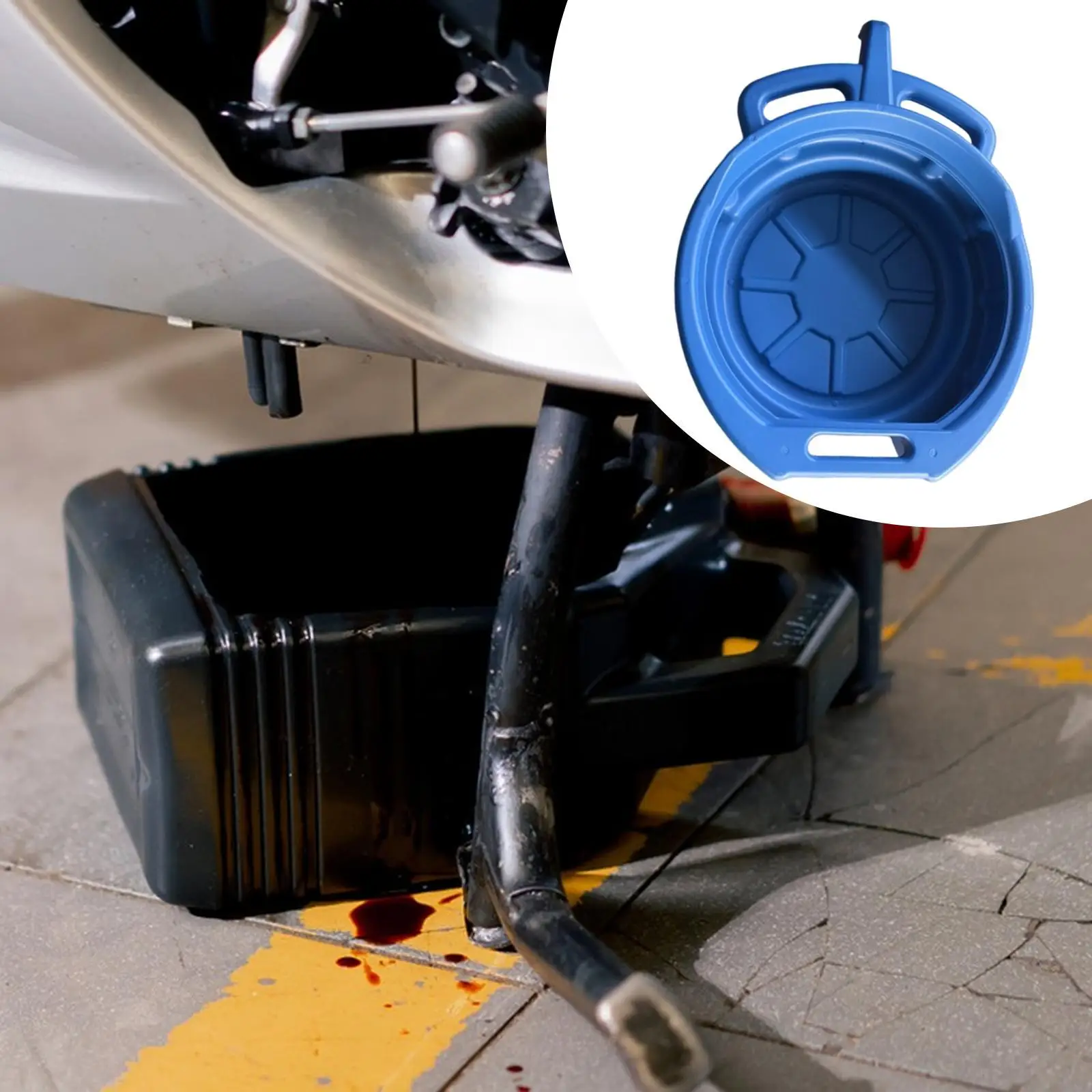 Oil Drain Pan Easy to Use Portable Universal Oil Drip Catcher Pan Oil Change Storage Tray 10L for Workshop Vehicle Garage
Oil Drain Pan Easy to Use Portable Universal Oil Drip Catcher Pan Oil Change Storage Tray 10L for Workshop Vehicle Garage