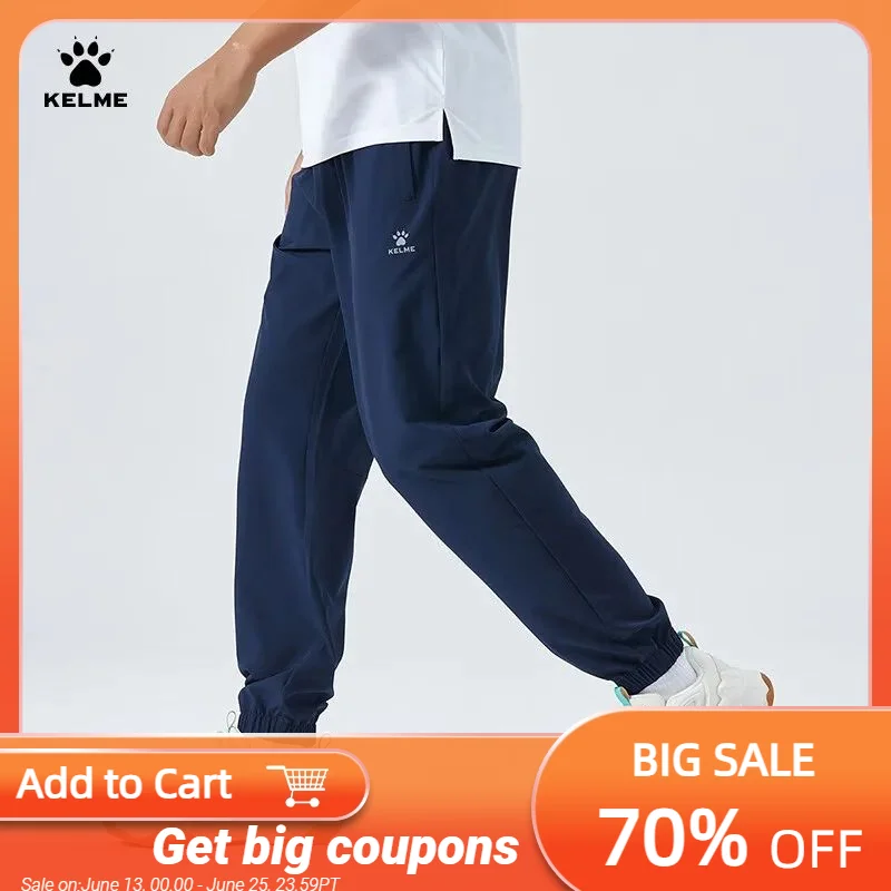 Kelme Men's Sports Pants Woven Elastic Leggings Running Training Pants Casual Outdoor Training Gym Fitness Trousers
Kelme Men's Sports Pants Woven Elastic Leggings Running Training Pants Casual Outdoor Training Gym Fitness Trousers