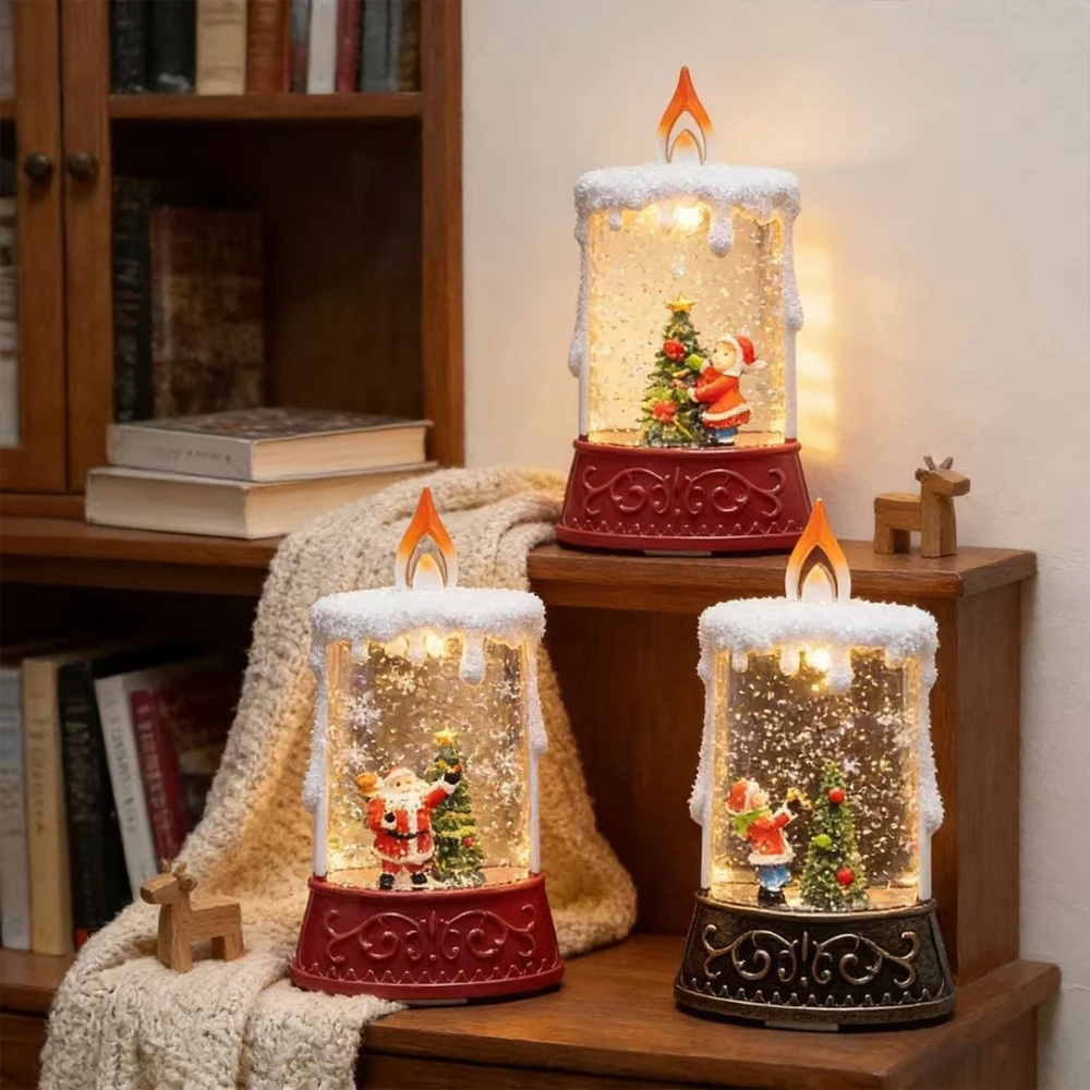 LED Candle Light Christmas Decorations Wind Lamp Candle Lights Christmas Tree Boy/Girl Snowflake Xmas Gift Scene Arrangement
LED Candle Light Christmas Decorations Wind Lamp Candle Lights Christmas Tree Boy/Girl Snowflake Xmas Gift Scene Arrangement