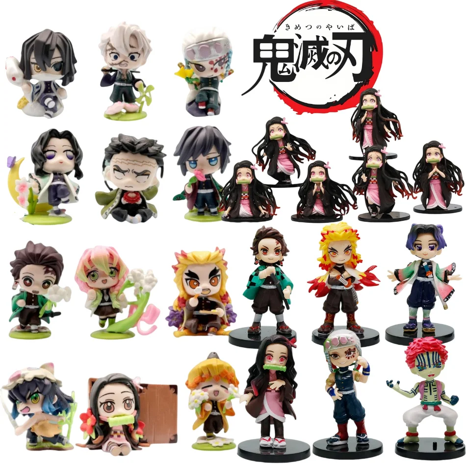 24pcs Anime Demon Slayer Blind Box Figures Tanjiro Kamado Nezuko Action Dolls Model Desktop Decorations Toys Kids Birthday Gifts
24pcs Anime Demon Slayer Blind Box Figures Tanjiro Kamado Nezuko Action Dolls Model Desktop Decorations Toys Kids Birthday Gifts