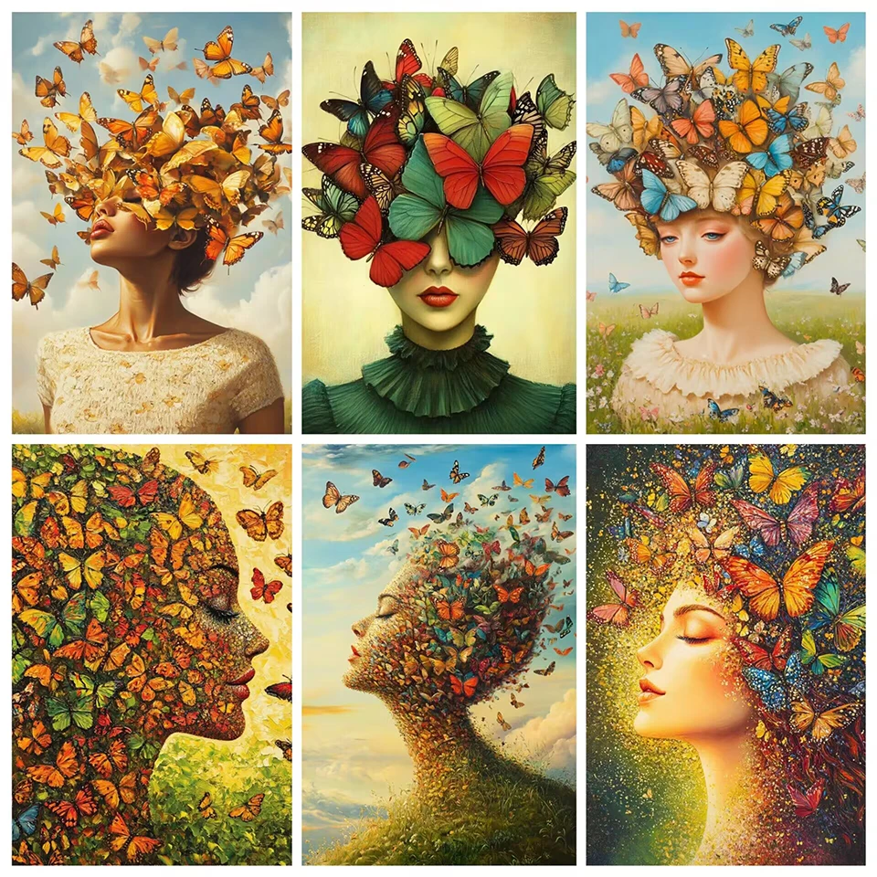 5D Diy Portrait Full Square Round Diamond Painting New 2024 Girl Embroidery Set Butterfly Craft Kit Decorative Paintings
5D Diy Portrait Full Square Round Diamond Painting New 2024 Girl Embroidery Set Butterfly Craft Kit Decorative Paintings