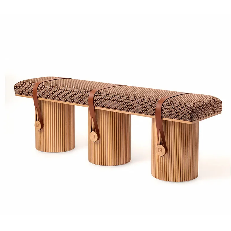Italian designer luxury bedside stool wooden stool fabric creative home living room entrance shoe stool
Italian designer luxury bedside stool wooden stool fabric creative home living room entrance shoe stool