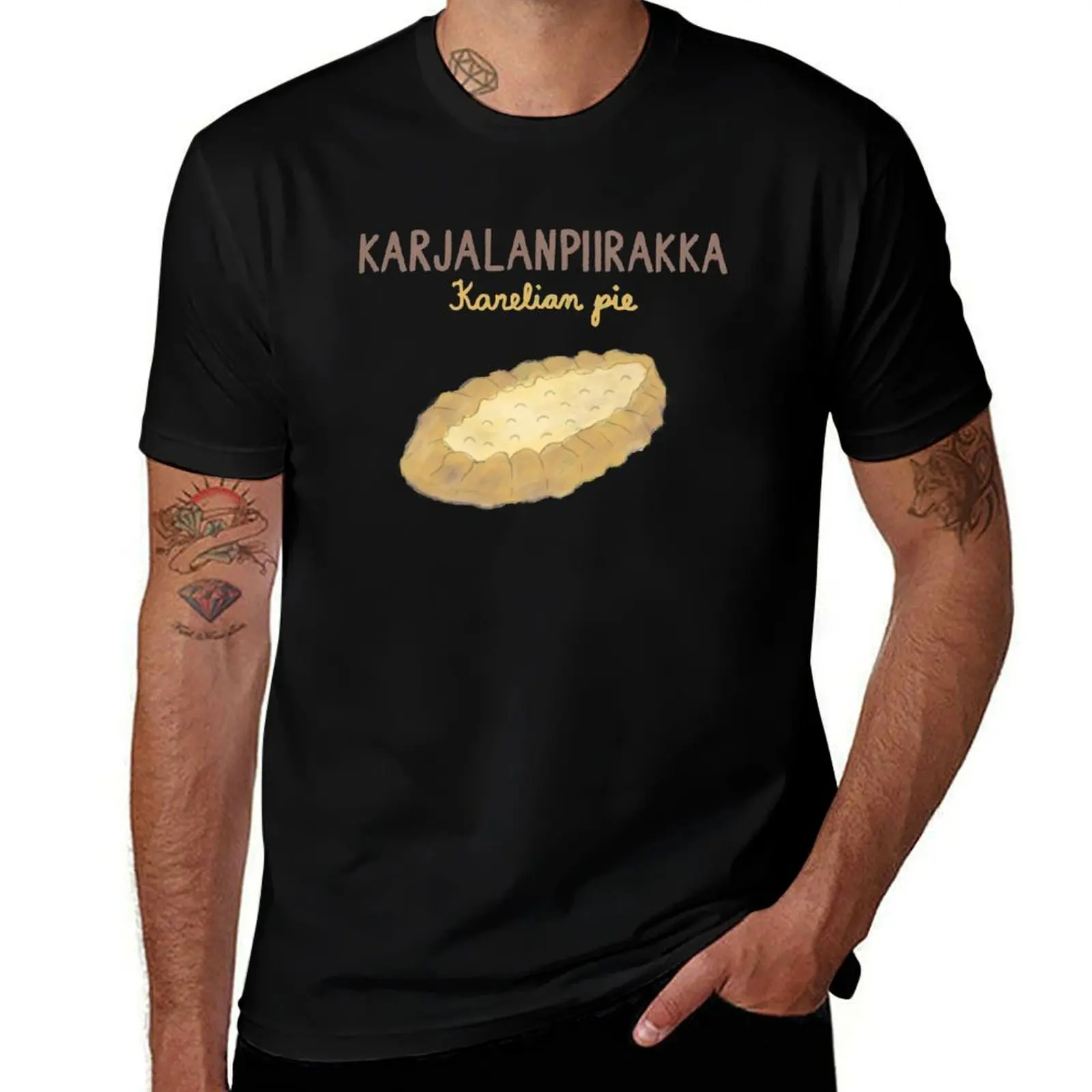 Karelian Pie / Karjalanpiirakka T-Shirt plus size tops plus sizes shirts graphic tee quick drying Men's t-shirt
Karelian Pie / Karjalanpiirakka T-Shirt plus size tops plus sizes shirts graphic tee quick drying Men's t-shirt