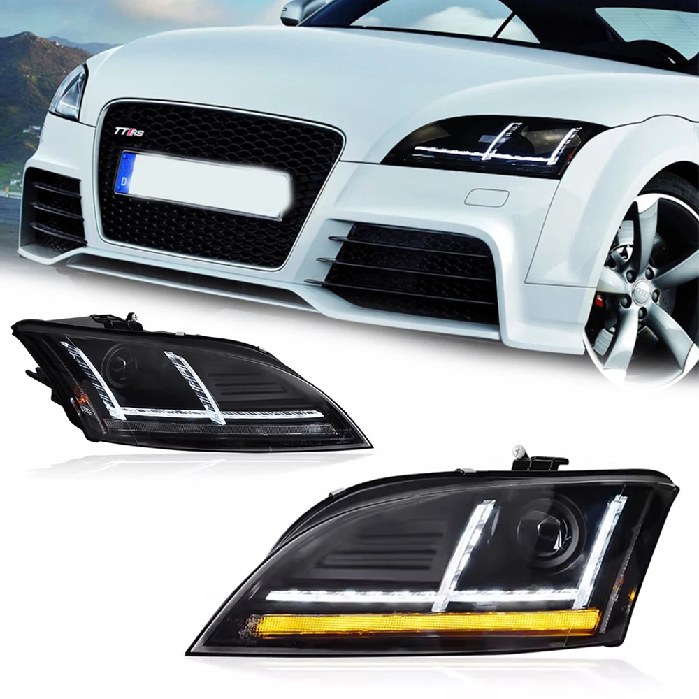 Styling LED HeadLights for AUDI TT 06-14 new style led DRL Car head lamp Assembly Signal Auto Accessories Modified Lamp
Styling LED HeadLights for AUDI TT 06-14 new style led DRL Car head lamp Assembly Signal Auto Accessories Modified Lamp