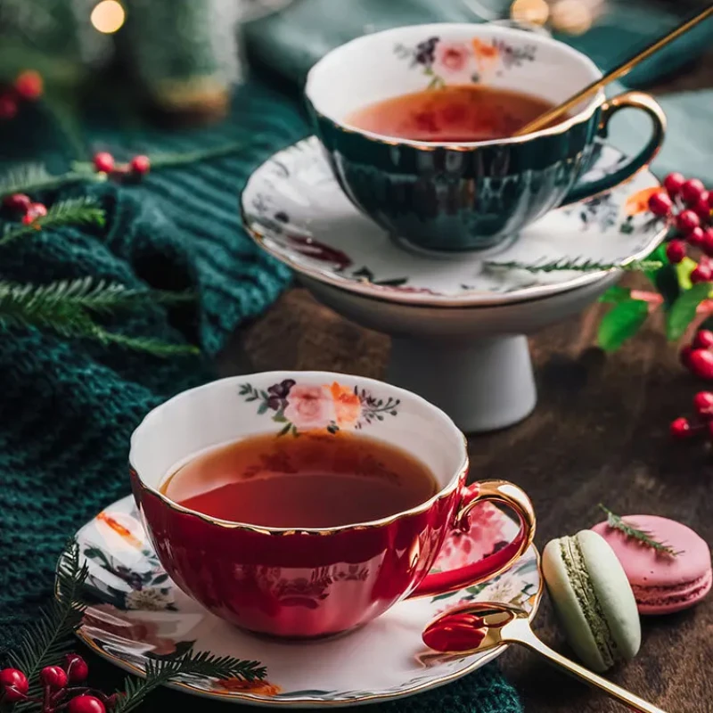 Lovely Coffee Cup and Saucer Set British Style Afternoon Tea Mug Creative Porcelain Teacup High-Grade Drinkware Elegant Tea Set
Lovely Coffee Cup and Saucer Set British Style Afternoon Tea Mug Creative Porcelain Teacup High-Grade Drinkware Elegant Tea Set