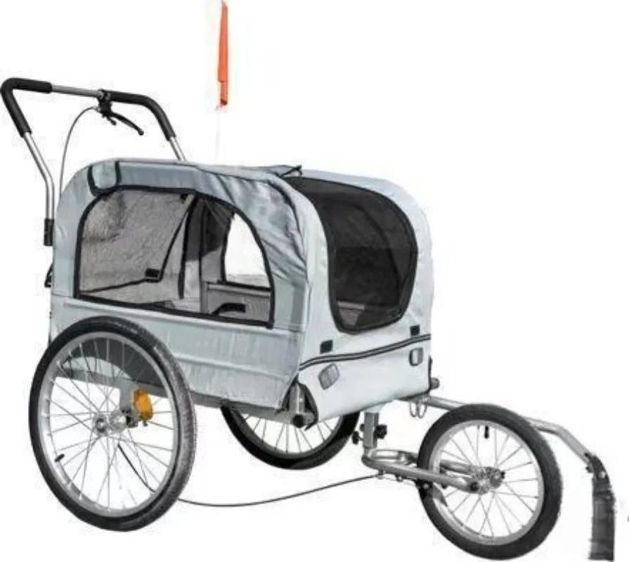 Pet bicycle trailer foldable cat and dog cart two users
Pet bicycle trailer foldable cat and dog cart two users