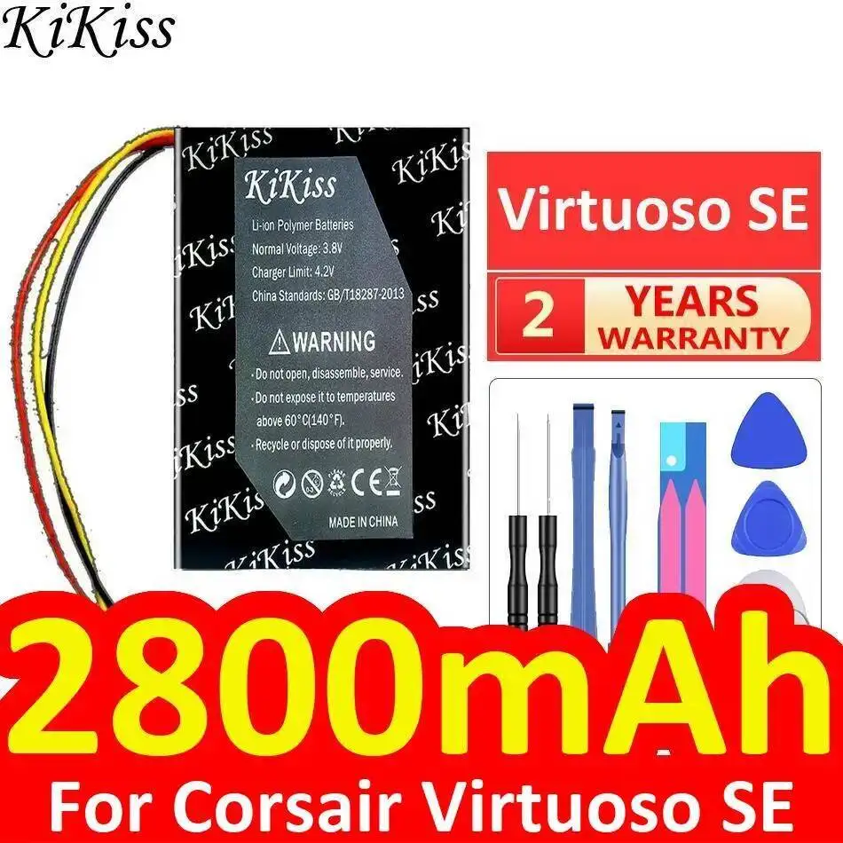 Для наушников Corsair Virtuoso SE, 2800 мАч, экологически чистая батарея
Для наушников Corsair Virtuoso SE, 2800 мАч, экологически чистая батарея