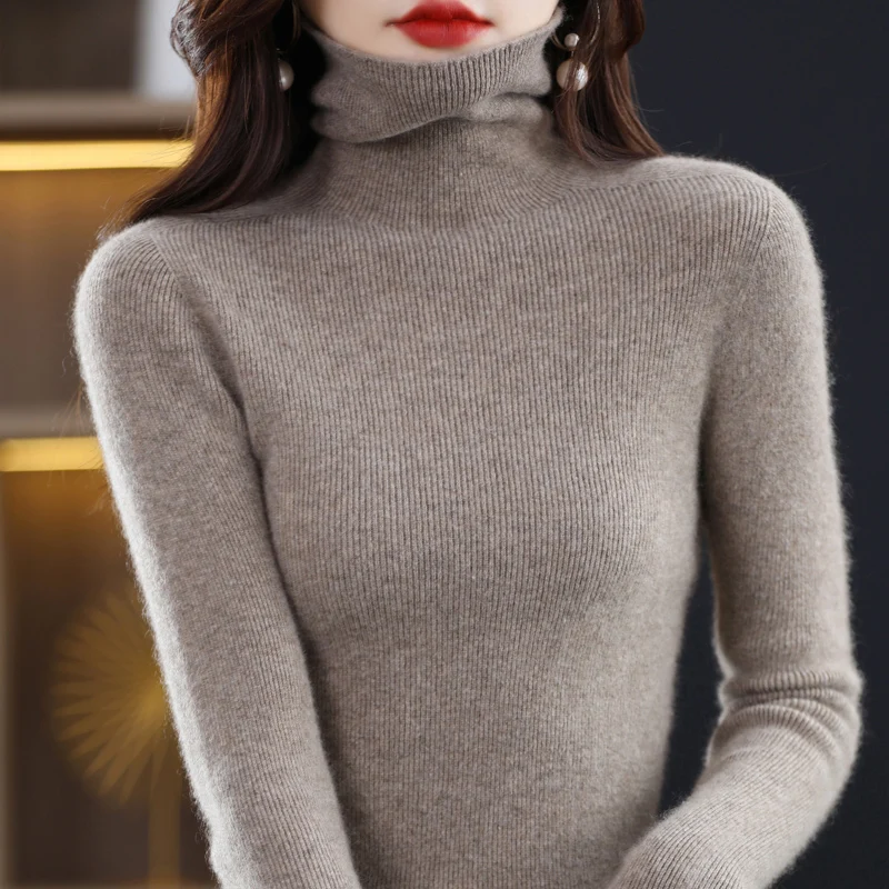 Winter Vertical Stripe Style Pullover Women's knitting Pure Wool Sweater Flip Up collar Long sleeved High Quality Slimming Tops
Winter Vertical Stripe Style Pullover Women's knitting Pure Wool Sweater Flip Up collar Long sleeved High Quality Slimming Tops