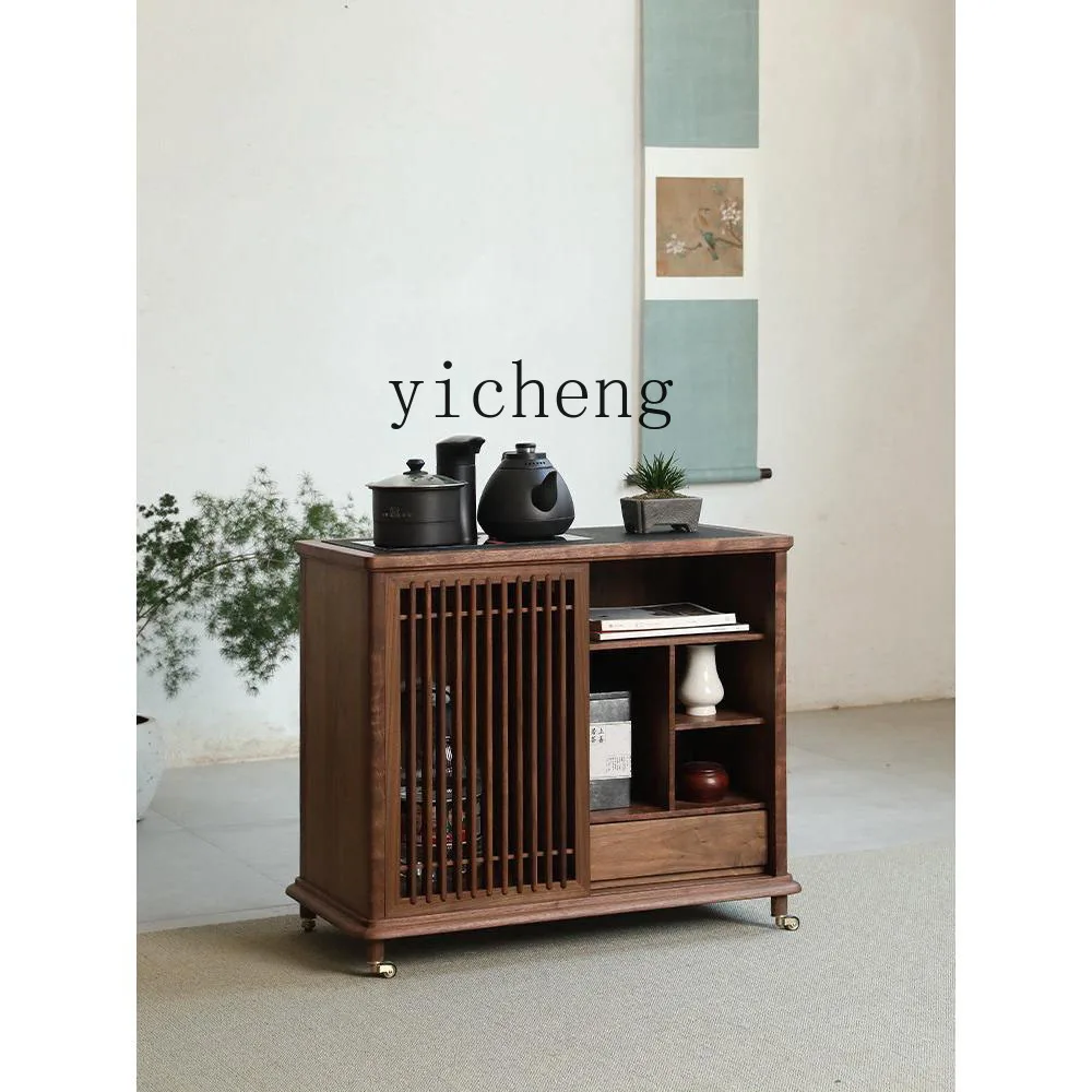 ZYA New Chinese Style Solid Wood Black Walnut Tea Cabinet Kettle Home Living Room Tea Table Tea Side Table
ZYA New Chinese Style Solid Wood Black Walnut Tea Cabinet Kettle Home Living Room Tea Table Tea Side Table