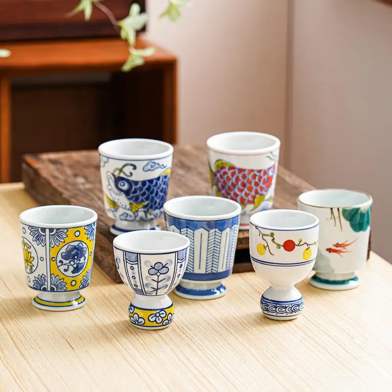 High Footed Ceramic Cup Hand Painted Carp Juice Cup High Temperature Glaze Soda Water Cup White Porcelain Ins Style Universal...
High Footed Ceramic Cup Hand Painted Carp Juice Cup High Temperature Glaze Soda Water Cup White Porcelain Ins Style Universal...